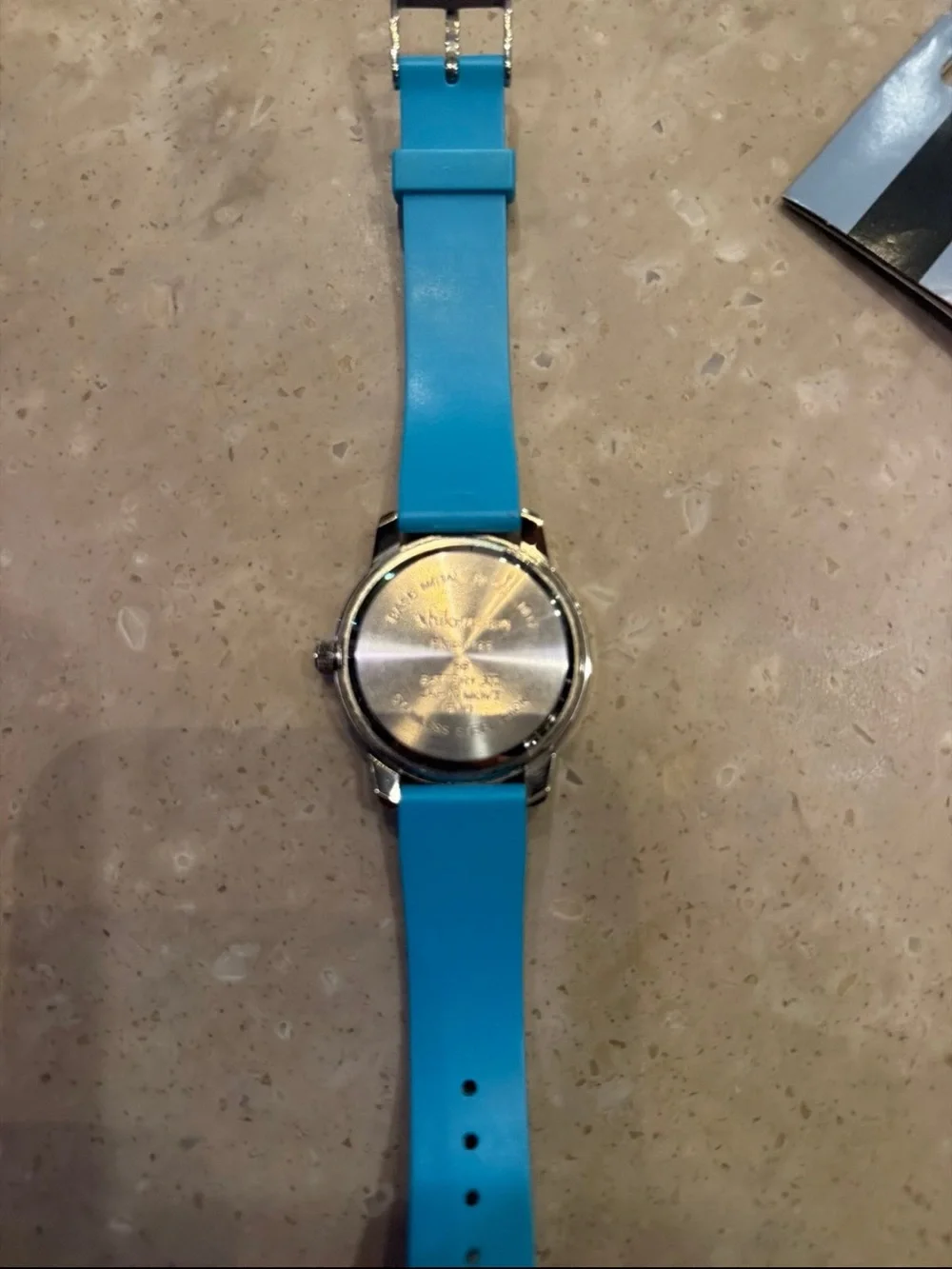 Blue Silicone Strap Analog Watch - Unbranded